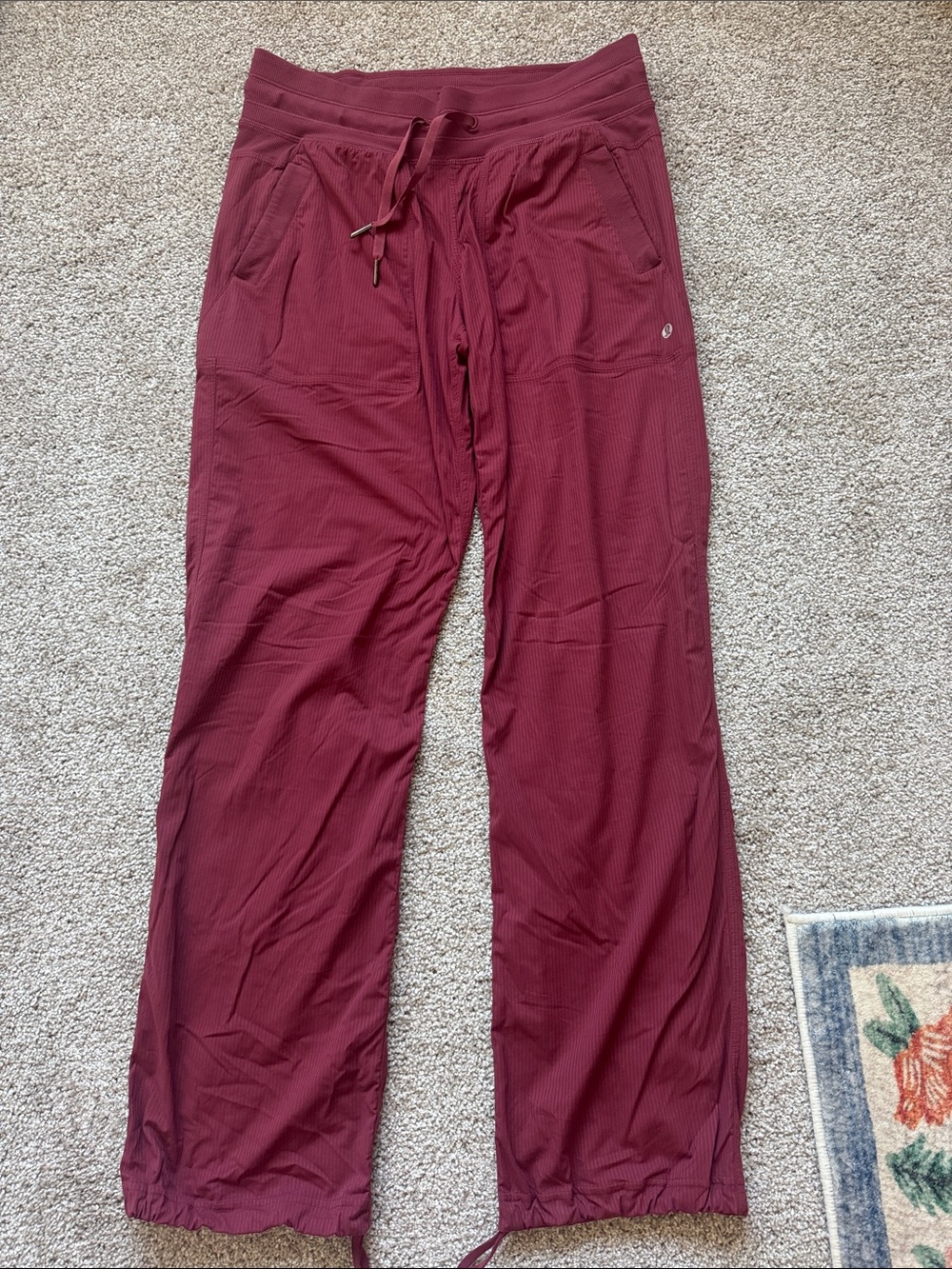 Lululemon Dance Studio Mid Rise Pant (Regular) - Mulled Wine